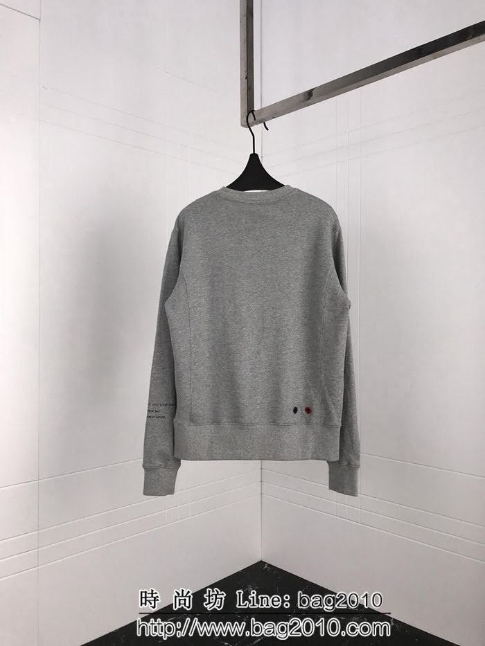 MONCLER蒙口X Fragment18SS蒙口藤原浩閃電限定款 雙LOGO毛巾布刺繡 Backstag男款衛衣 ydi1280
